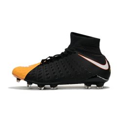 fodboldstøvler Nike Phantom Hypervenom 3 Elite DF FG - Sort Orange_4.jpg